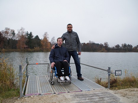 2012 - Errichtung eines barrierefreien Angelplatzes am Stadtweiher